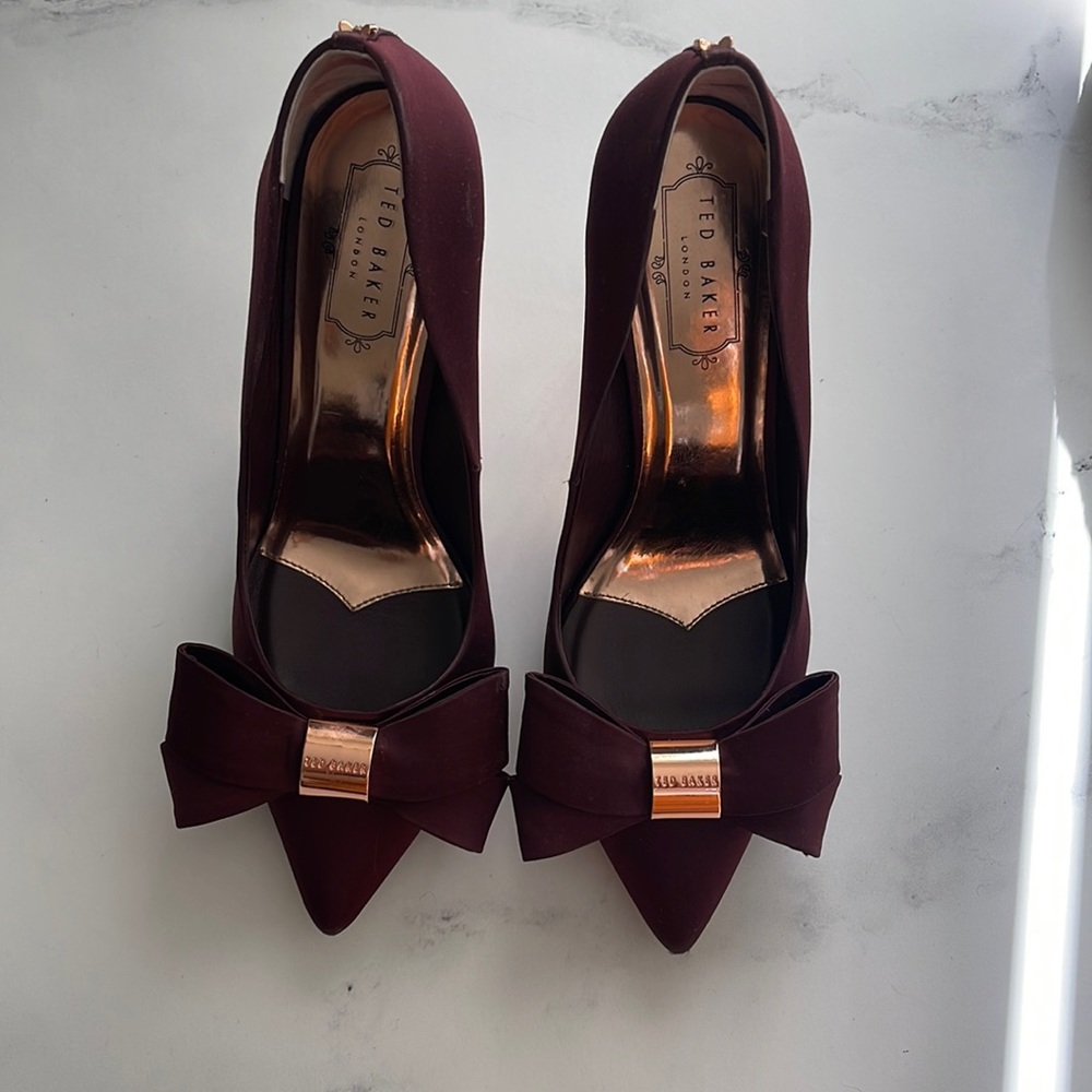 Ted Baker London ICHLIBI Burgundy Heels